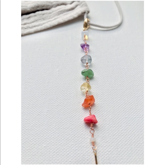Rainbow 🌈 Mask Holder Chain Necklace